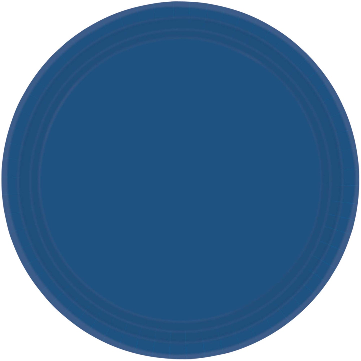 Paper Plates 26cm Round 20CT - Navy Flag Blue