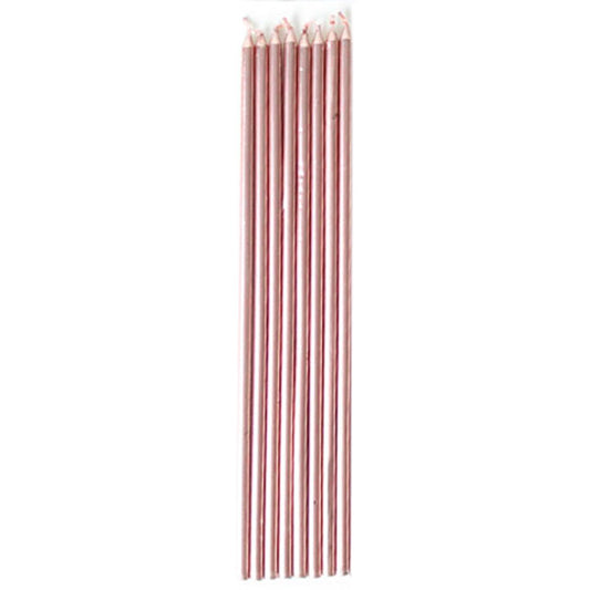 Rose Gold Taper Candles