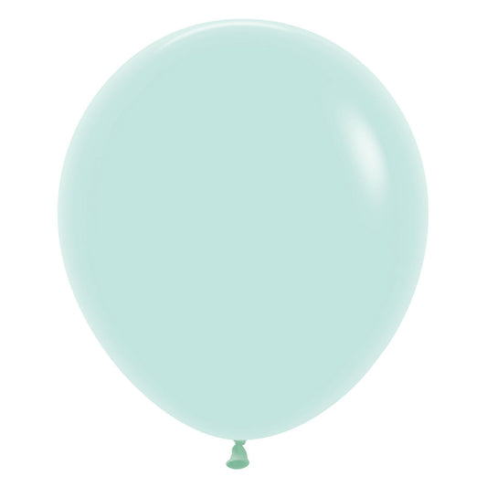 Sempertex 45cm Pastel Matte Green Latex Balloons 630, 6PK