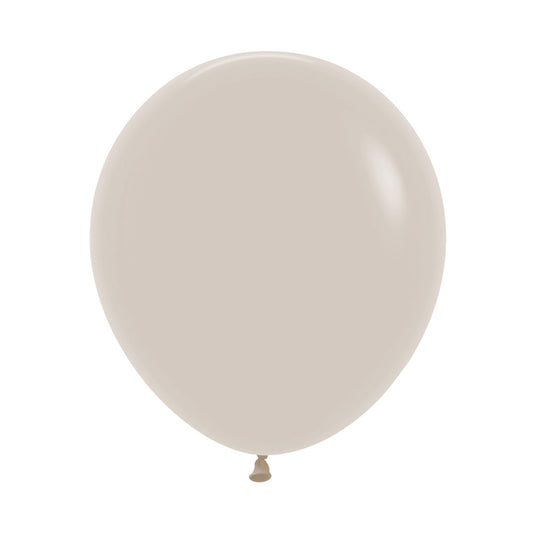 Sempertex 45cm Fashion White Sand Latex Balloons 071, 6PK