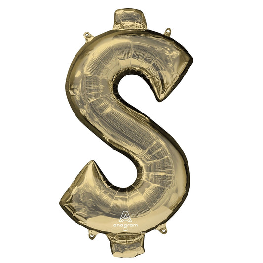 SuperShape Symbol Dollar White Gold L34