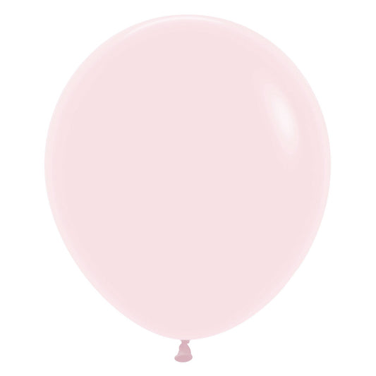 Sempertex 45cm Pastel Matte Pink Latex Balloons 609, 6PK