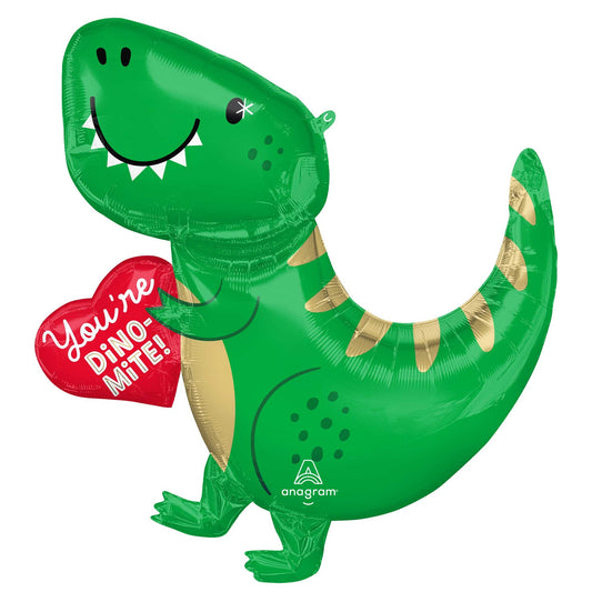 SuperShape XL You're Dino-Mite Dinosaur & Heart P35
