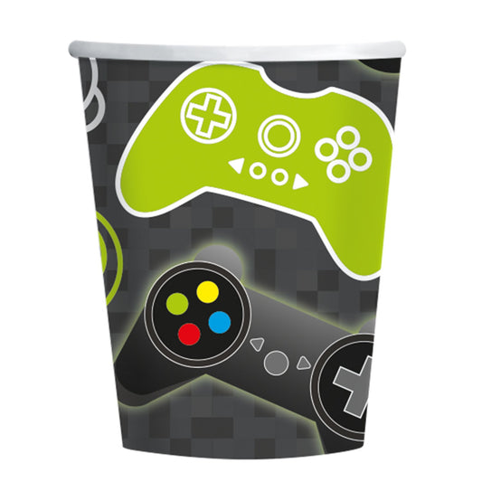 Level Up Gaming 250ml Paper Cups