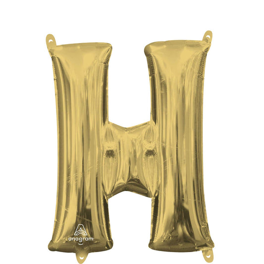 CI: Letter H White Gold L16