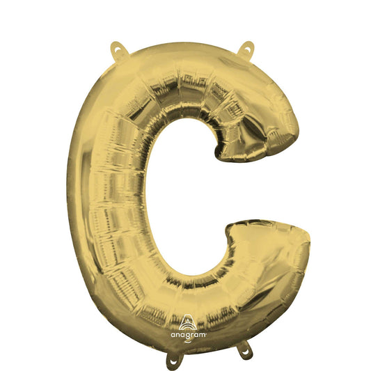 CI: Letter C White Gold L16