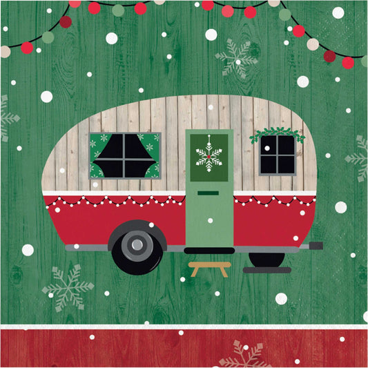 Christmas Campers Lunch Napkins