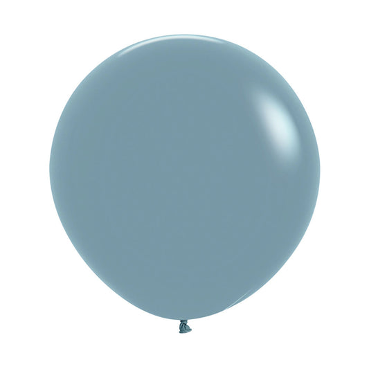 Sempertex 60cm Pastel Dusk Blue Latex Balloons 140, 3PK