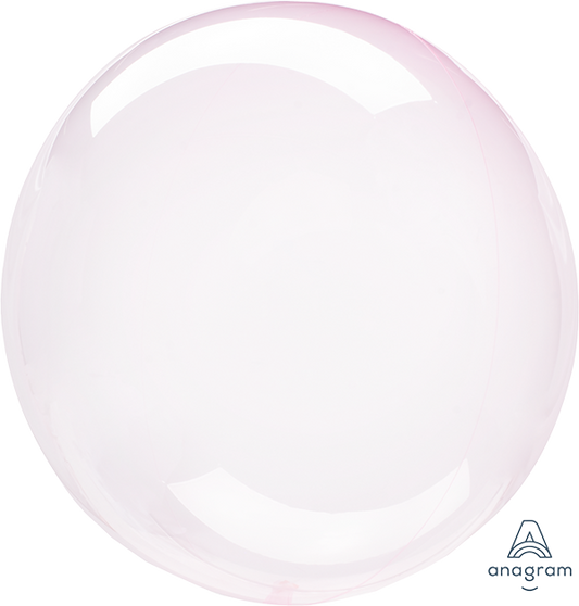 Crystal Clearz? Light Pink Round Balloon S40