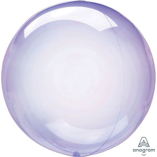 Crystal Clearz? Purple Round Balloon S40