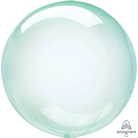 Crystal Clearz? Green Round Balloon S40