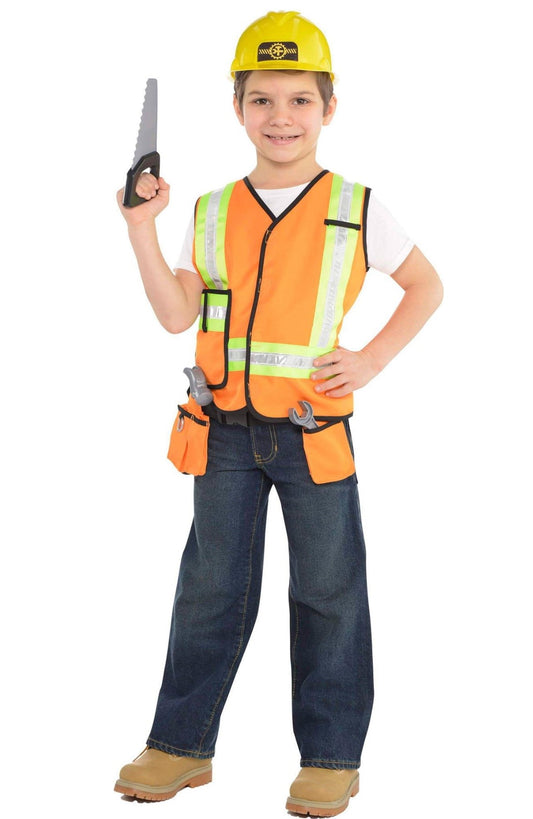 Construction Worker Costume Kit 4-6 Years