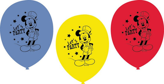 Disney Mickey Carnival Printed 30cm Latex Balloons