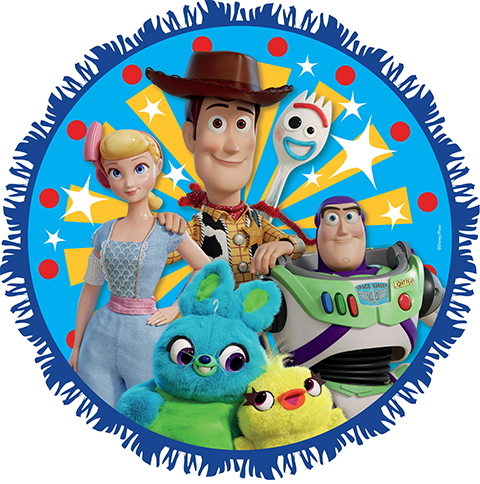 Toy Story 4 Expandable Pull String Drum Pinata