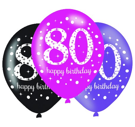 Pink Celebration 80 30cm Latex Balloons