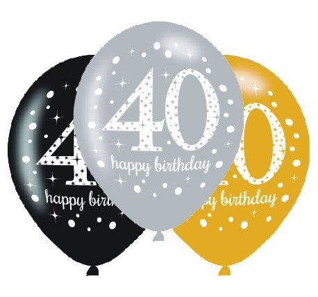 Sparkling Celebration 40 30cm Latex Balloons