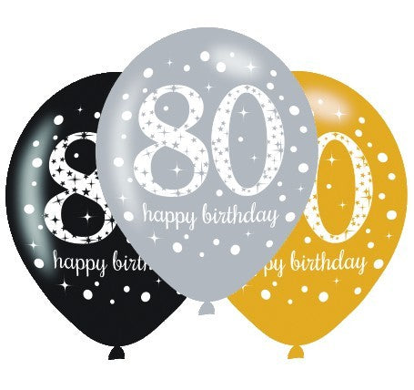 Sparkling Celebration 80 30cm Latex Balloons