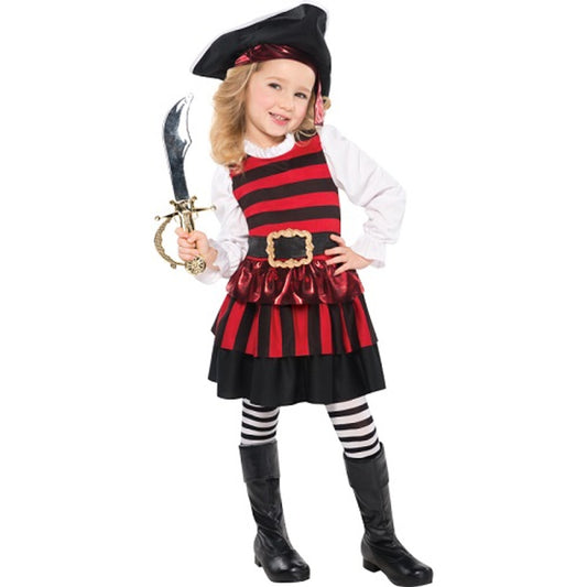 Costume Pirate Little Lass 3-4 Years