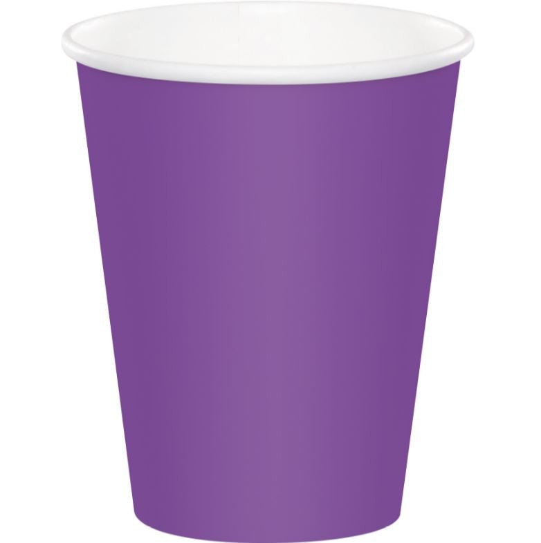 Amethyst Purple Cups Paper 266ml