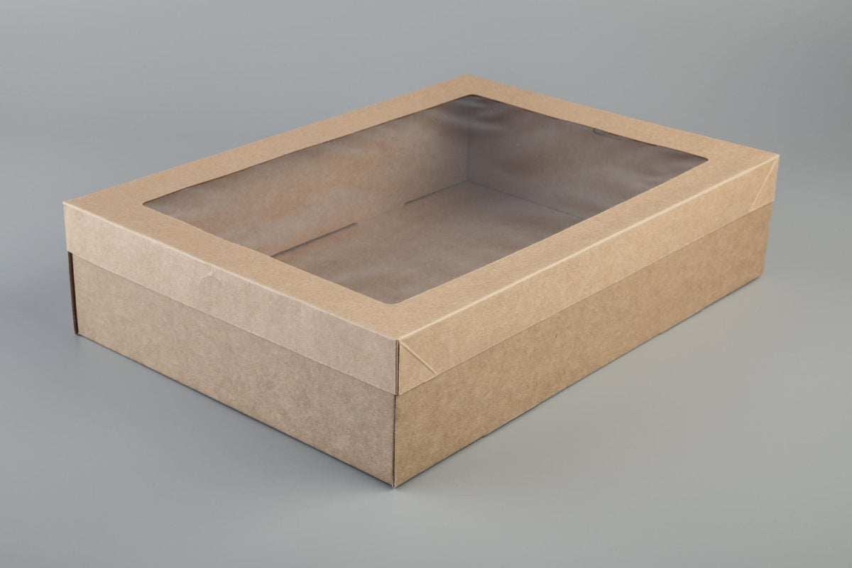 Medium Catering Tray with Lid - Pack of 10