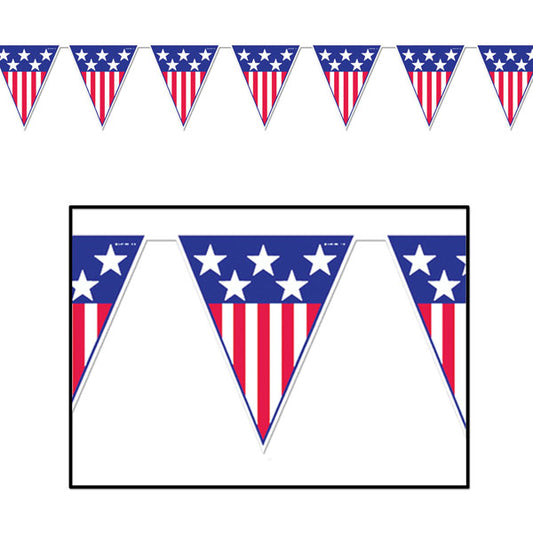 Pennant Flag Banner Spirit Of America
