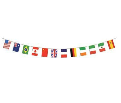 Pennant Banner International Flags