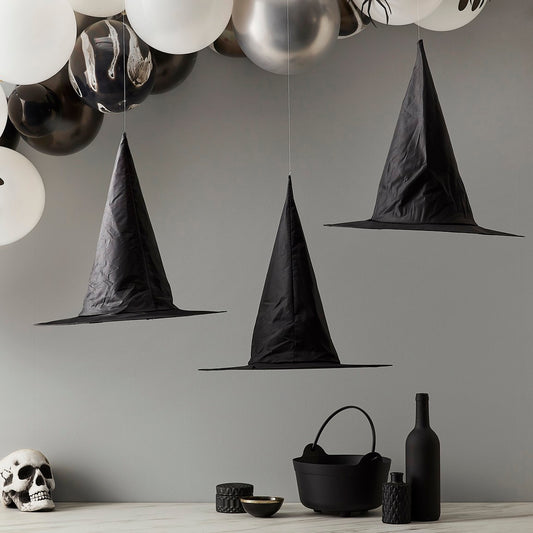 A Party Is Brewing Hanging Witches Hats