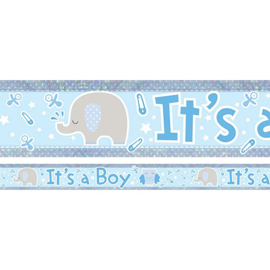 Banner Holographic It's a Boy