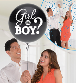 Boy Reveal He or She Girl or Boy? Latex Balloon