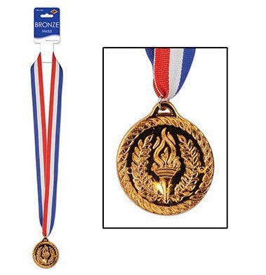 Bronze Sports Medal & Ribbon