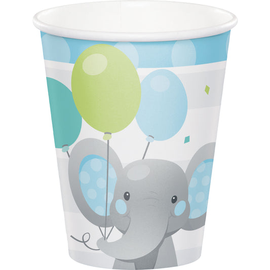 Enchanting Elephant Boy Cups Paper 266ml