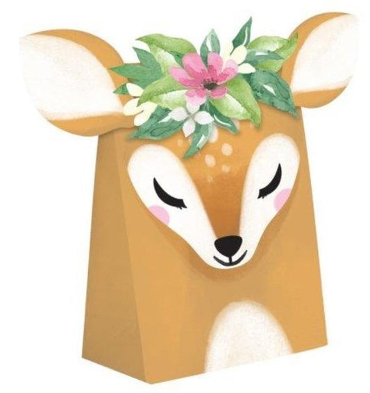 Deer Little One Paper Treat Bags 20cm x 11cm