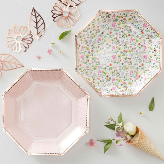 Ditsy Floral Paper Plates