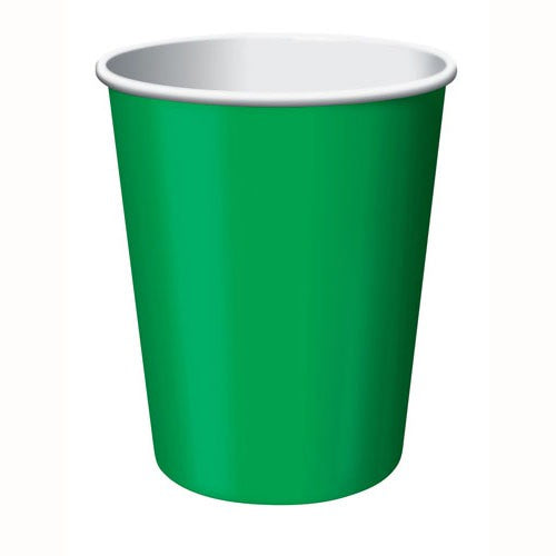 Emerald Green Cups Paper 266ml