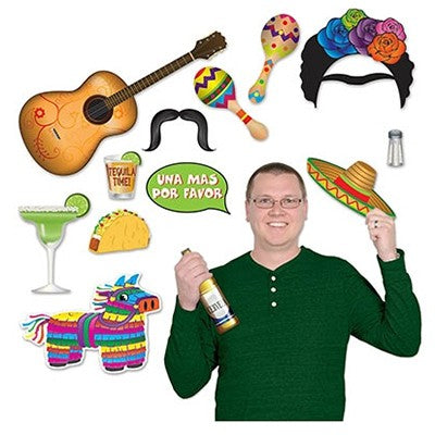 Fiesta Photo Booth Props Fun Signs
