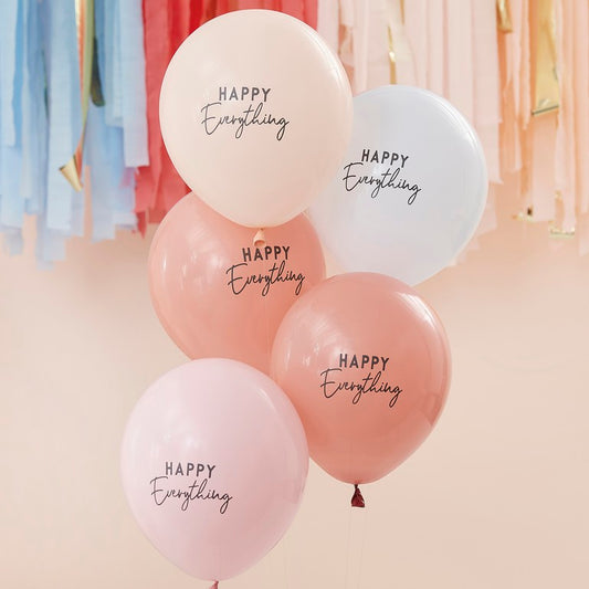 Happy Everything Balloon Muted Pastels