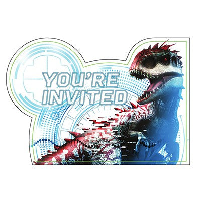 Jurassic World Postcard Invitations