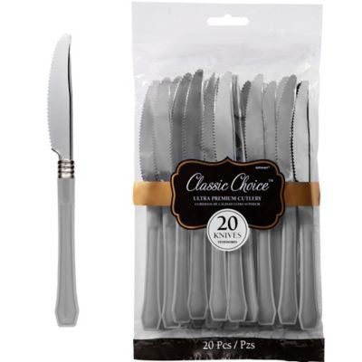 Premium Classic Choice 20 Pack Knife Silver