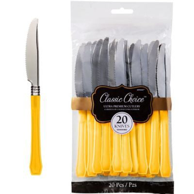 Premium Classic Choice 20 Pack Knife Yellow Sunshine
