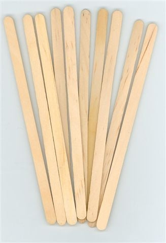 138mm Long Wooden Stirrers - 1,000 per pack