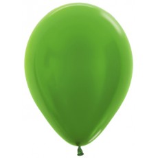 Sempertex 30cm Metallic Lime Green Latex Balloons 531, 25PK