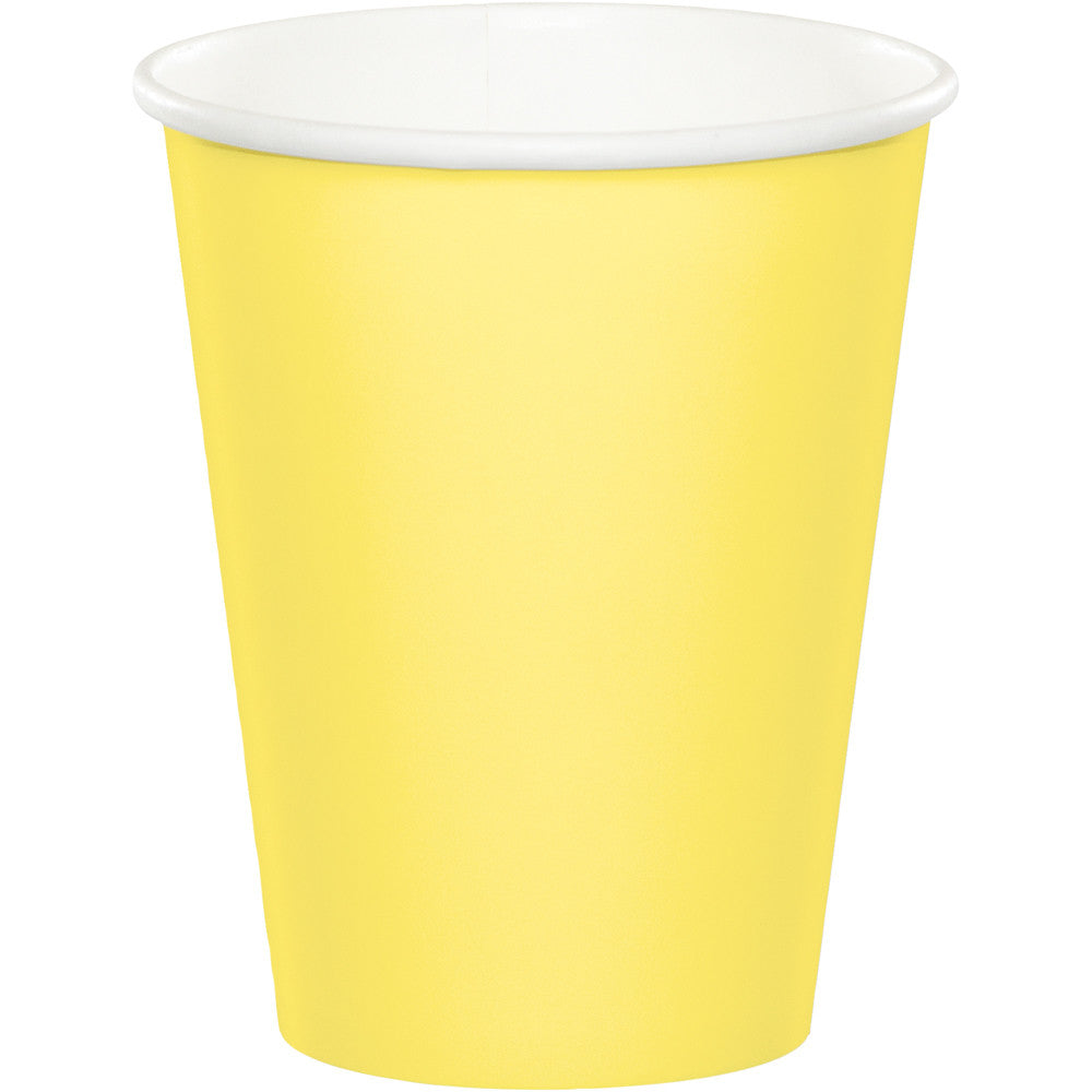 Mimosa Yellow Cups Paper 266ml