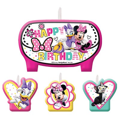 Minnie Mouse Happy Helpers Birthday Candle Set