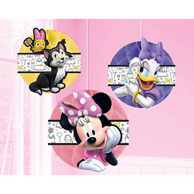 Minnie Mouse Happy Helpers Honeycomb Decorations