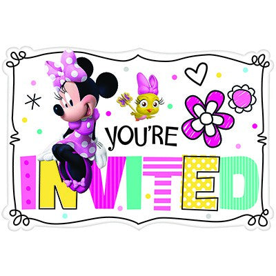 Minnie Mouse Happy Helpers Postcard Invitations