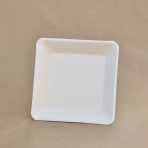 6.75" (180mm) Square Pulp Plate 50-Pack