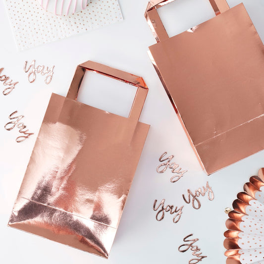 Pick & Mix Rose Gold Party Bags Rose Gold