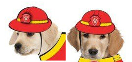 Paw Patrol Dog Hat Marshall-Red