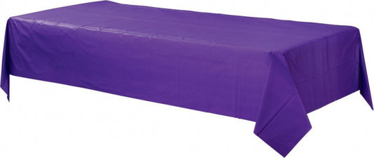 Plastic Rectangular Tablecover-New Purple
