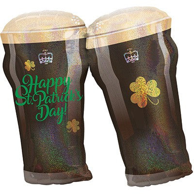 SuperShape XL Happy St Patrick's Day Beer Glasses P35